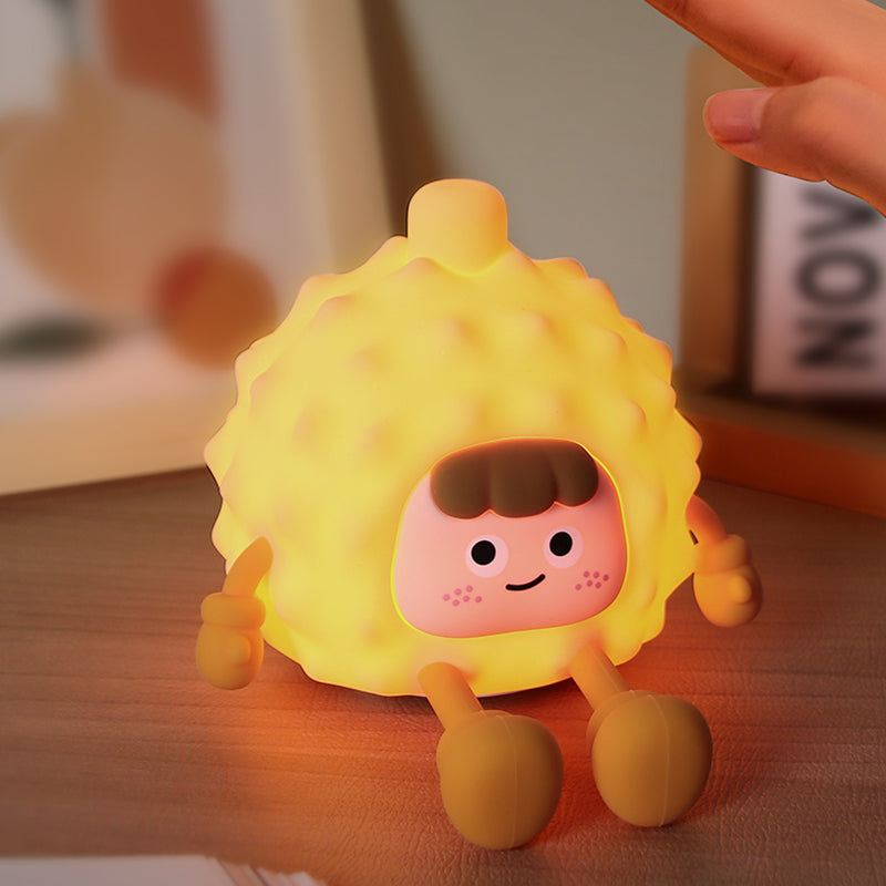 A003 Durian Shape Decor LED Light Silicone Touch Bedside Night Lamp (CE, RoHS, FCC) A003 Durian Shape Decor LED Light Silicone Touch Bedside Night Lamp (CE, RoHS, FCC)
